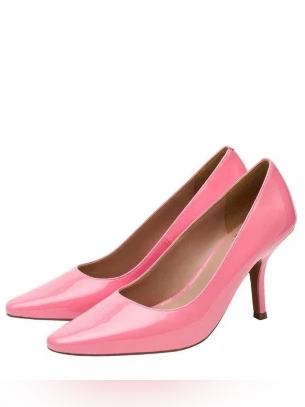 Polina Pink Patent Pumps